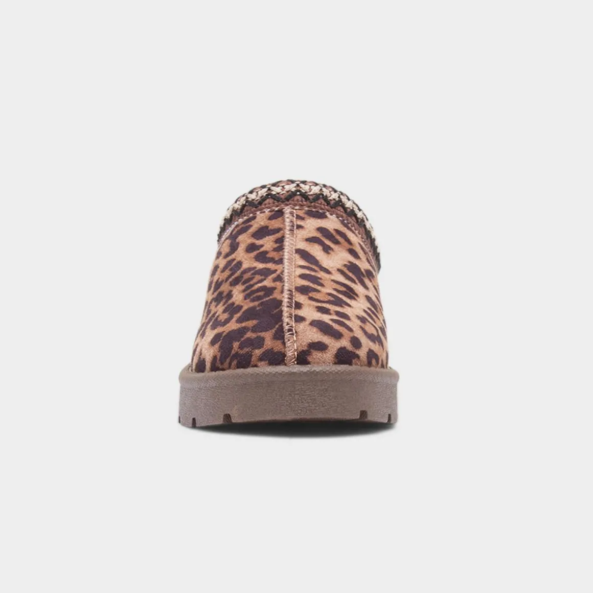 Truffle Chloe Womens Brown Cheetah Faux Fur Shoe