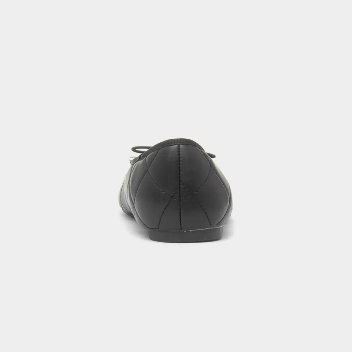 Truffle Faye Womens Black Wider Fit Ballerina