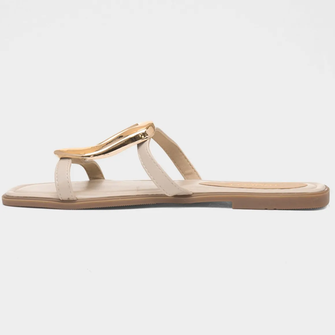 Truffle Fiona Womens Beige Mule Sandal