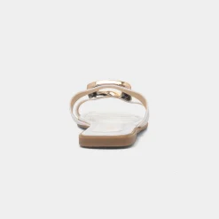 Truffle Fiona Womens White Mule Sandal