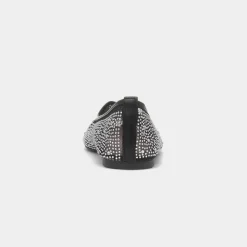 Truffle Georgia Womens Black Wider Fit Ballerina