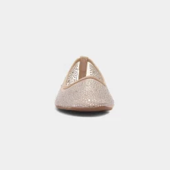 Truffle Georgia Womens Nude Wider Fit Ballerina