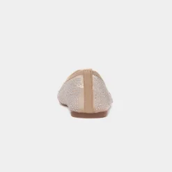Truffle Georgia Womens Nude Wider Fit Ballerina