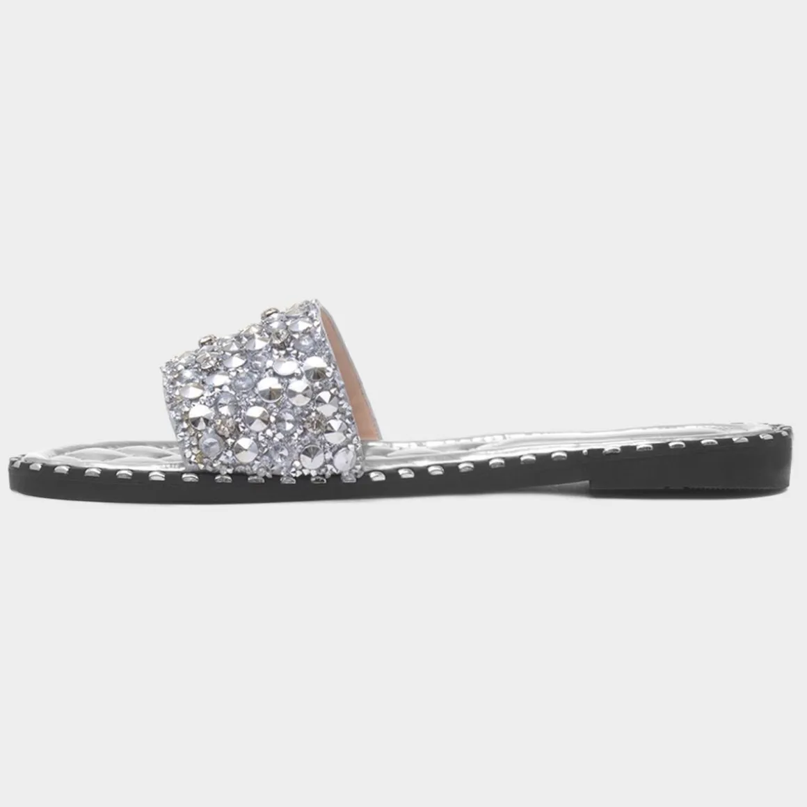 Truffle Gia Womens Metallic Mule Sandal