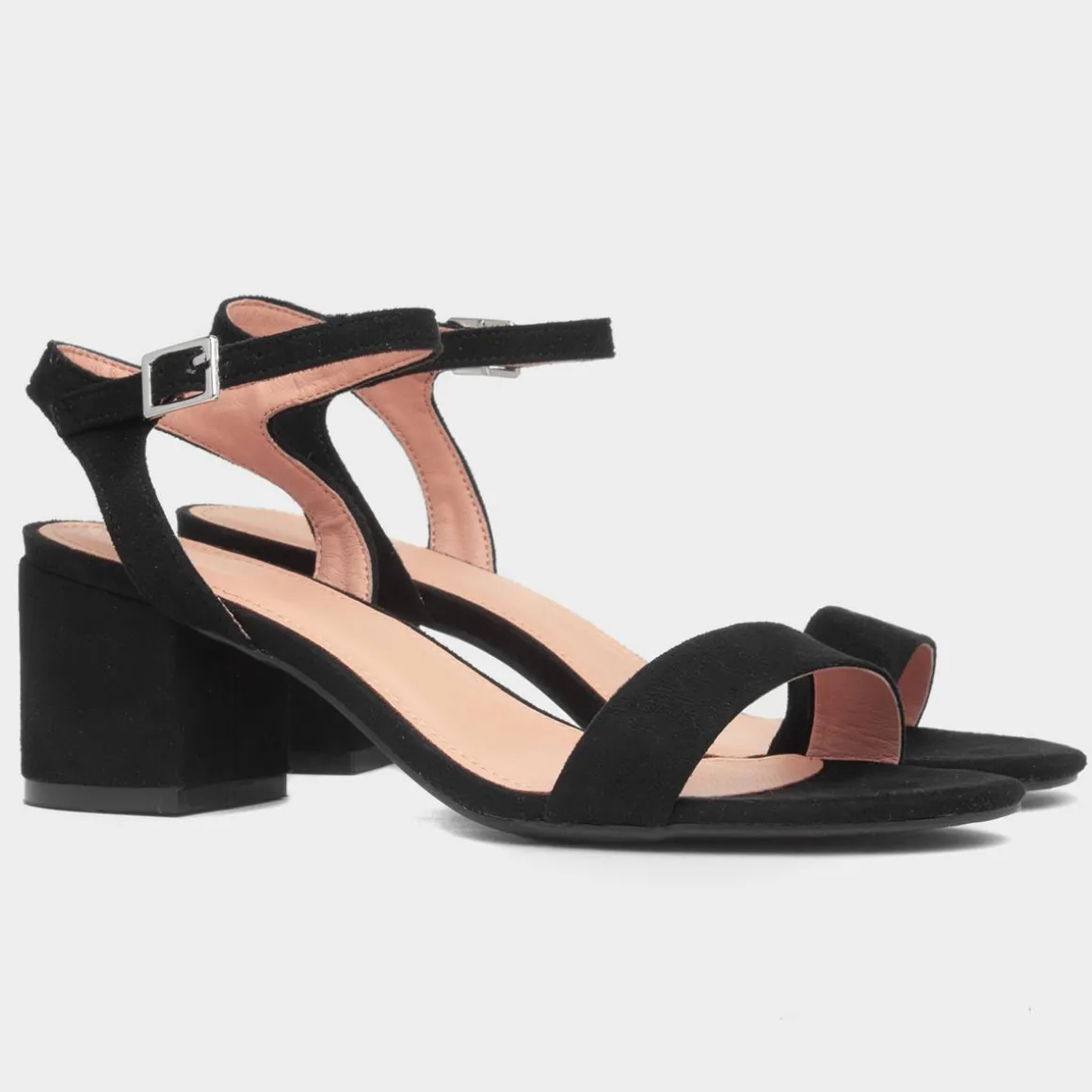 Truffle Hallie Womens Black Heeled Sandal