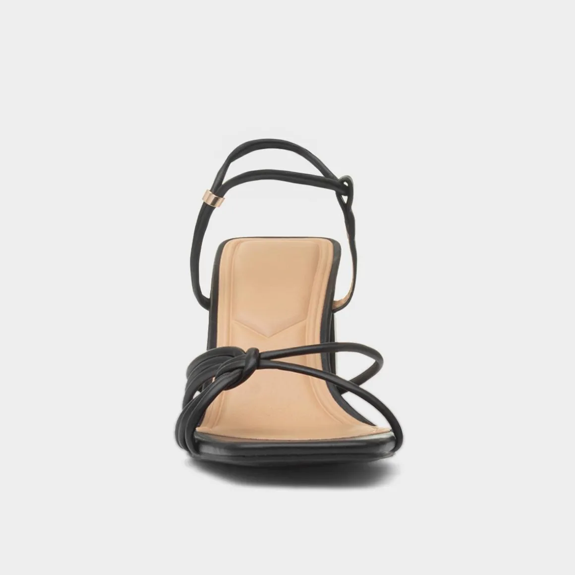 Truffle Harlow Womens Black Strappy Heel