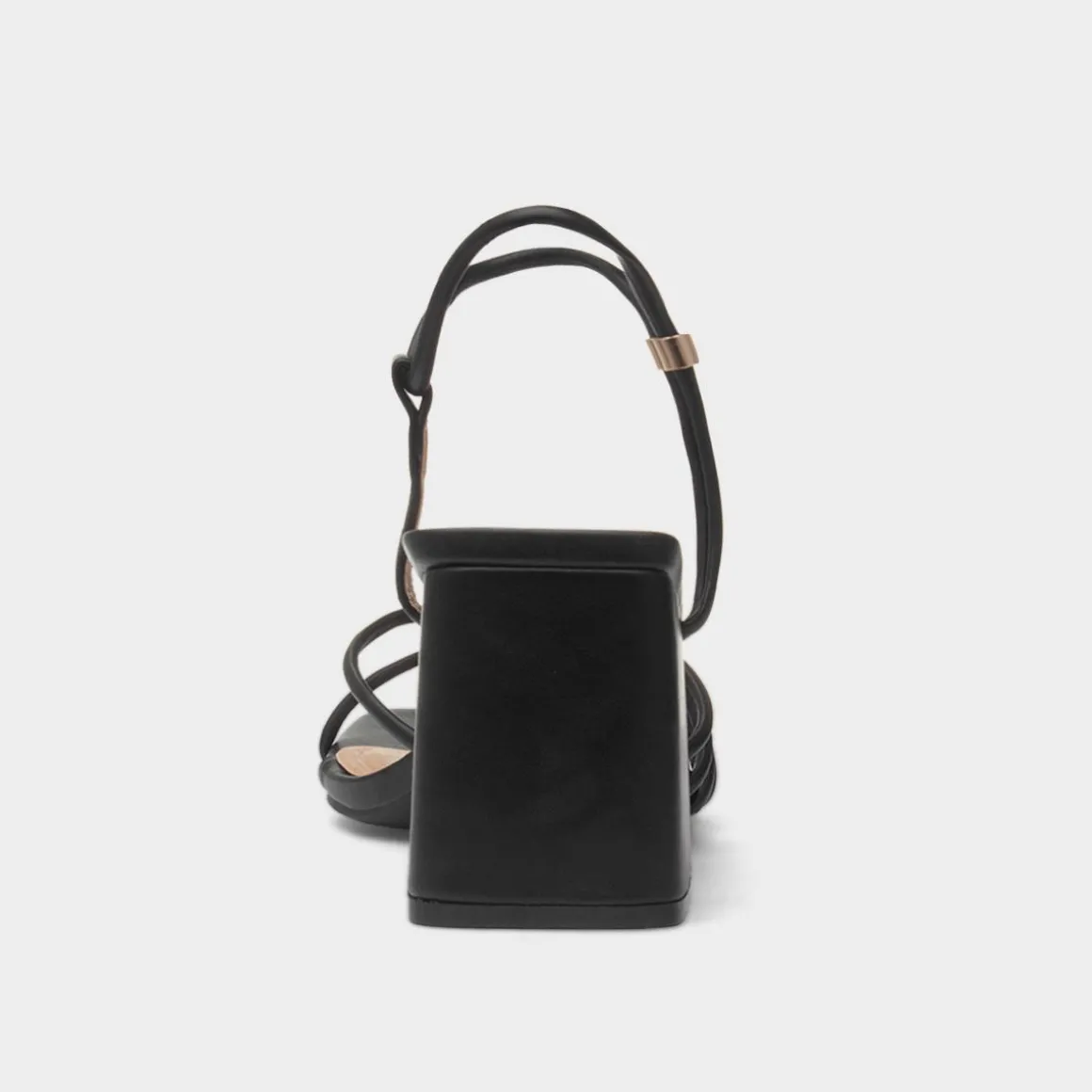 Truffle Harlow Womens Black Strappy Heel