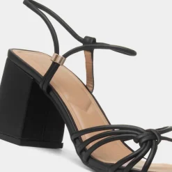 Truffle Harlow Womens Black Strappy Heel
