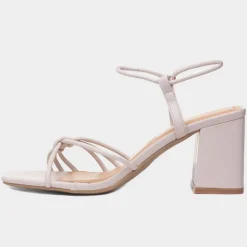Truffle Harlow Womens Nude Strappy Heel
