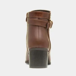 Truffle Holly Womens Tan Wider Fit Ankle Boot