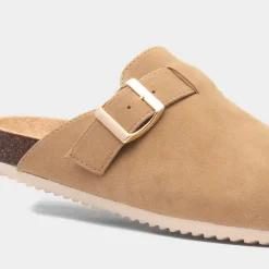 Truffle Jasmin Womens Beige Mule Sandal