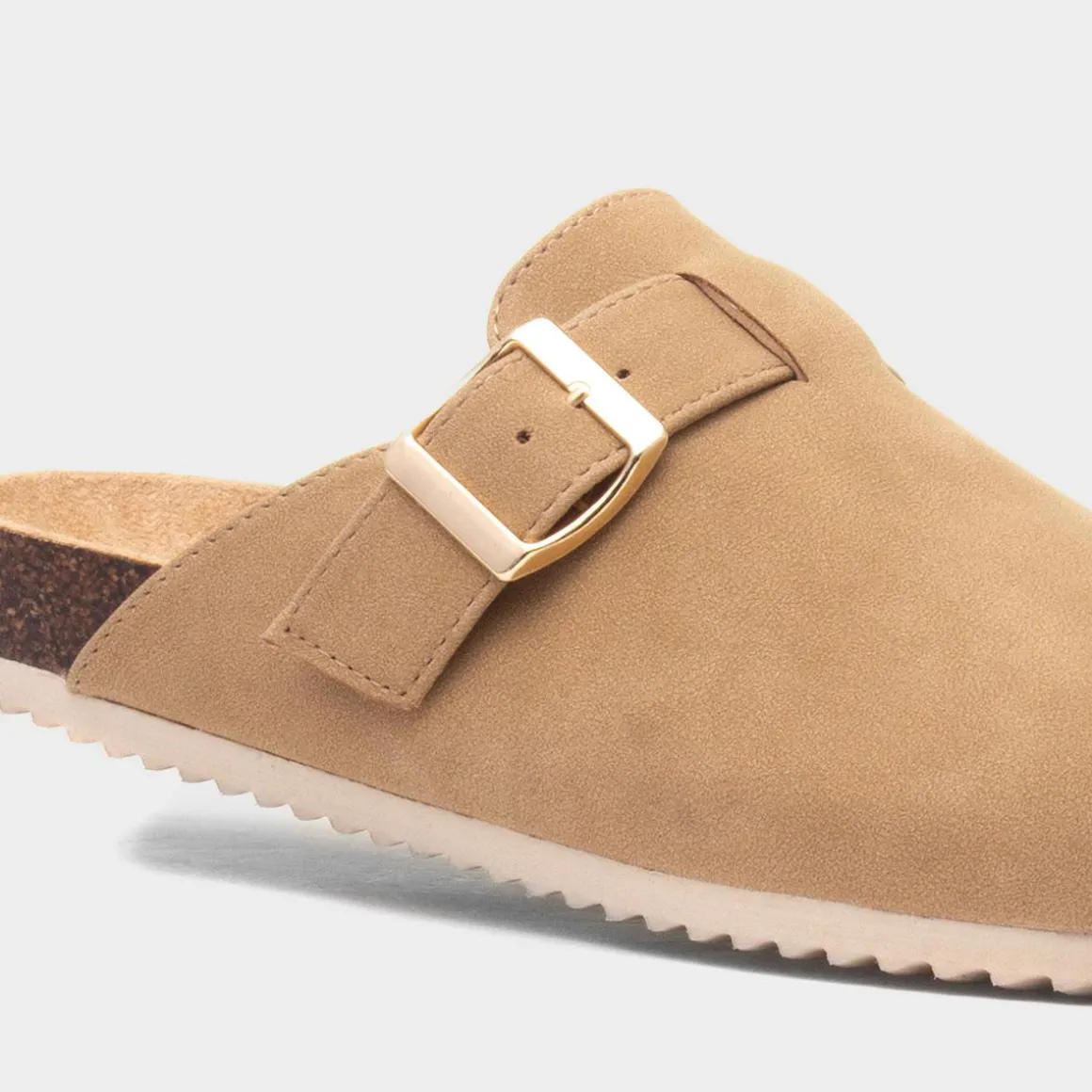 Truffle Jasmin Womens Beige Mule Sandal