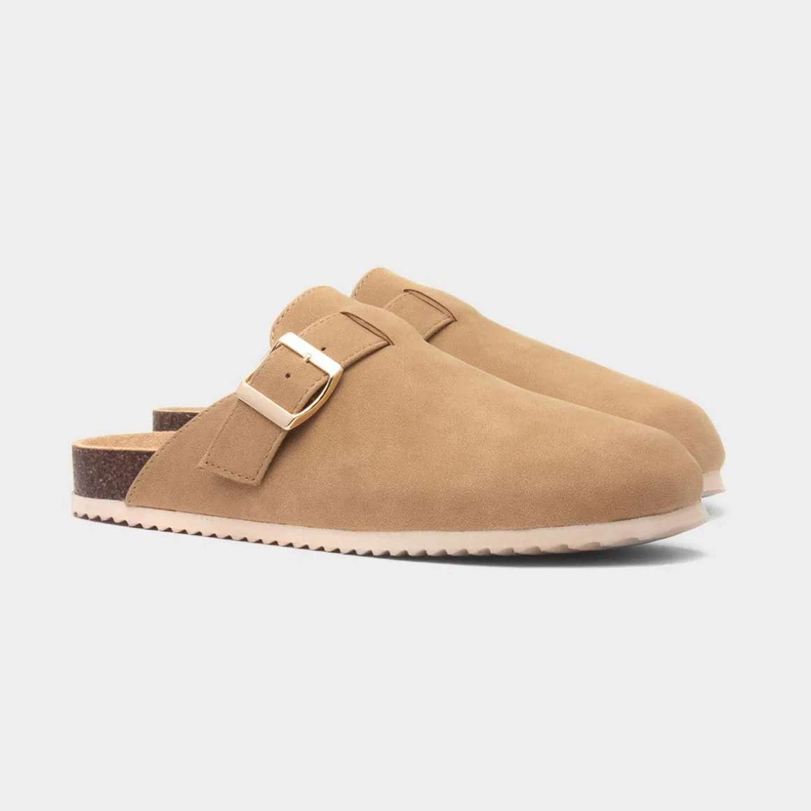 Truffle Jasmin Womens Beige Mule Sandal