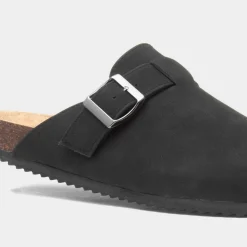 Truffle Jasmin Womens Black Mule Sandal