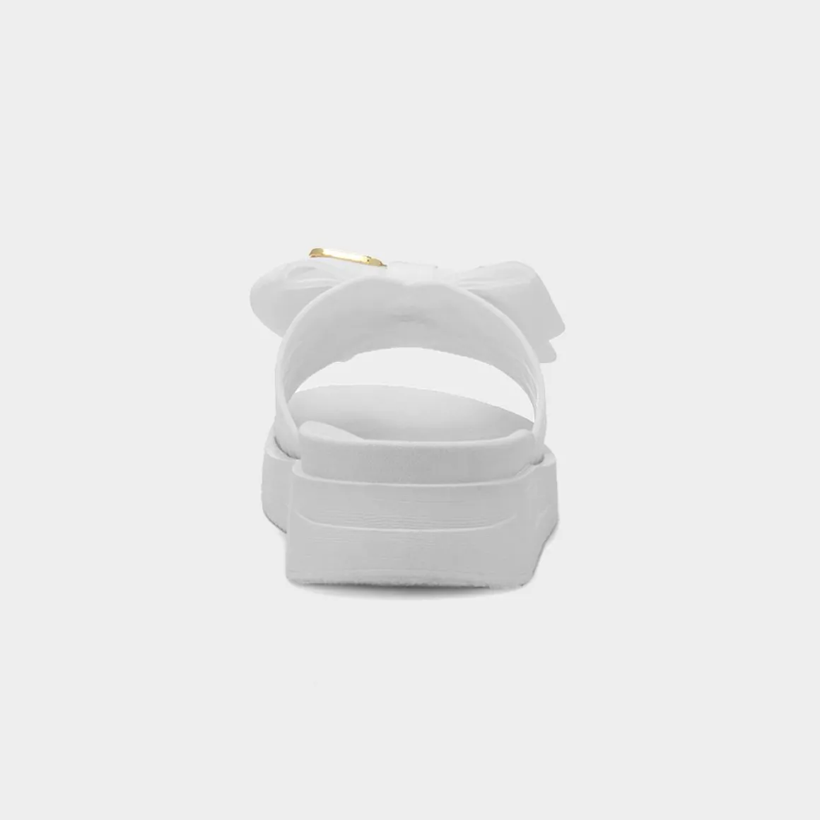 Truffle Josie Womens White Mule Sandal