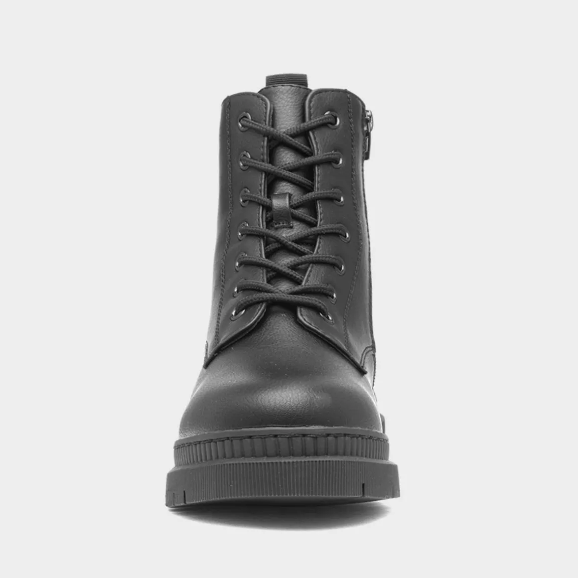 Truffle Katia Womens Black Lace Up Boot