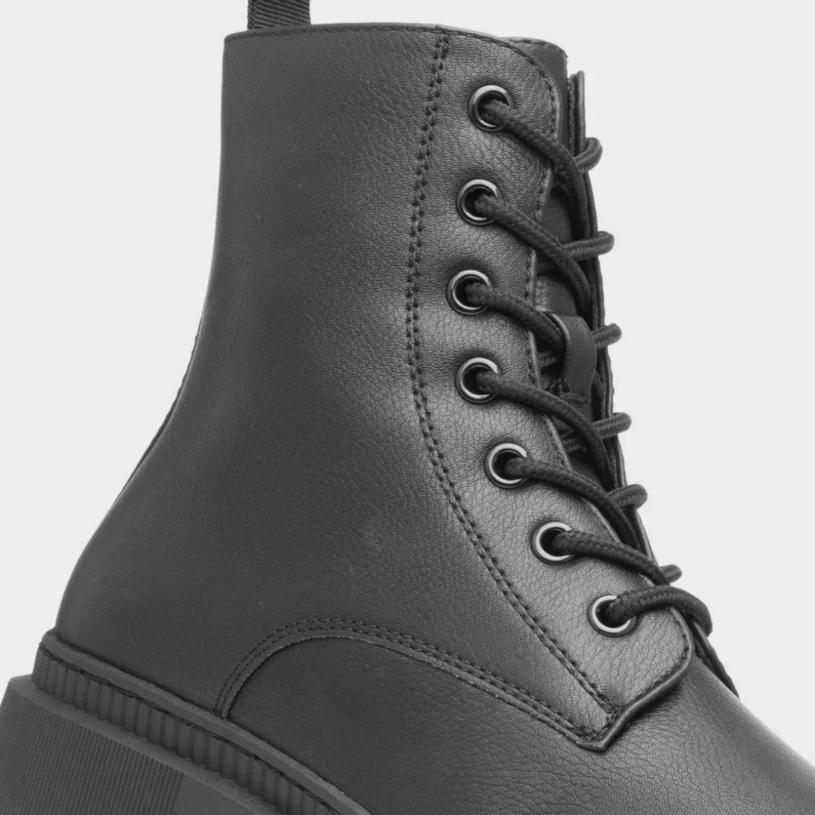Truffle Katia Womens Black Lace Up Boot