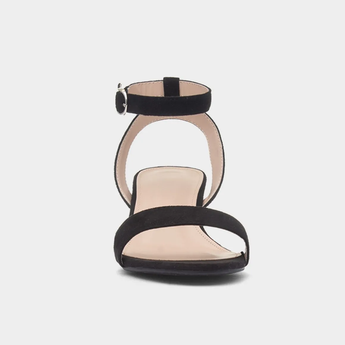 Truffle Lillie Womens Black Wider Fit Heel