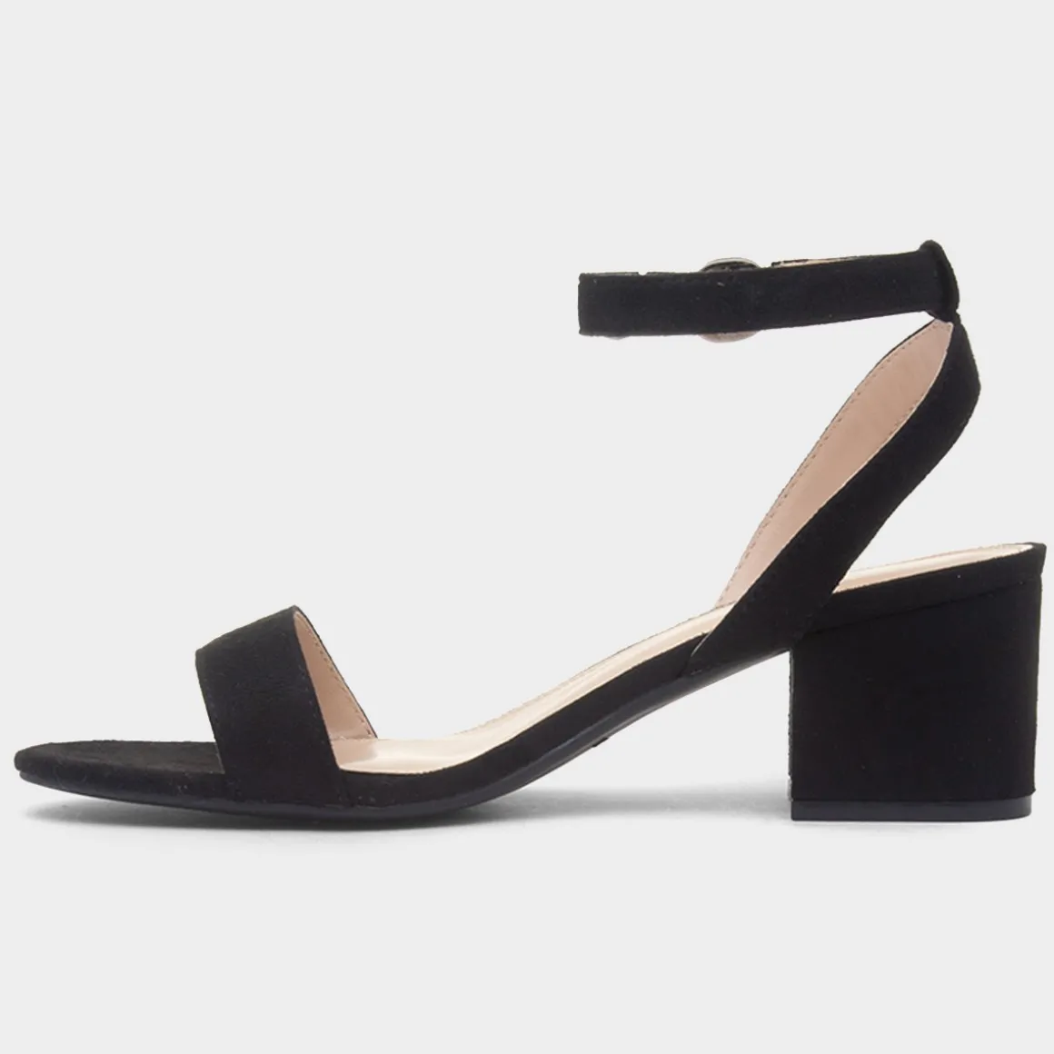Truffle Lillie Womens Black Wider Fit Heel