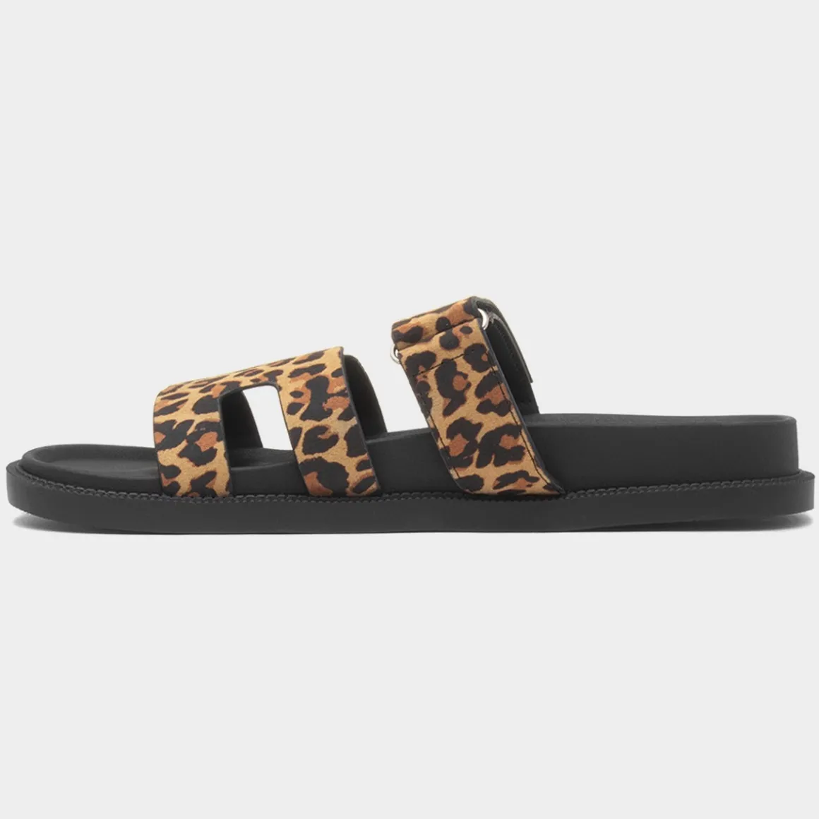 Truffle Louise Womens Multi Leopard Print Sandal