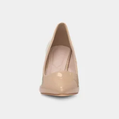 Truffle Miranda Womens Nude Patent Heel