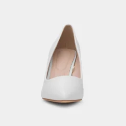 Truffle Miranda Womens White Heel