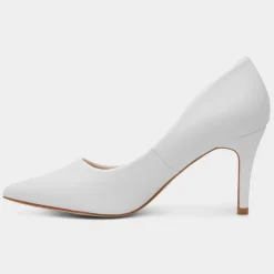 Truffle Miranda Womens White Heel