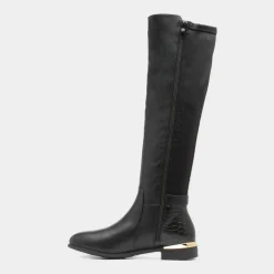 Truffle Natalie Womens Black Knee High Boot