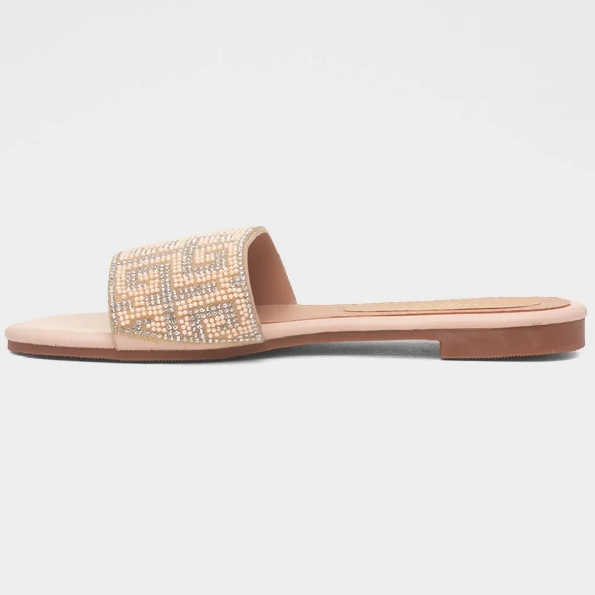 Truffle Oceana Womens Beige Mule Sandal