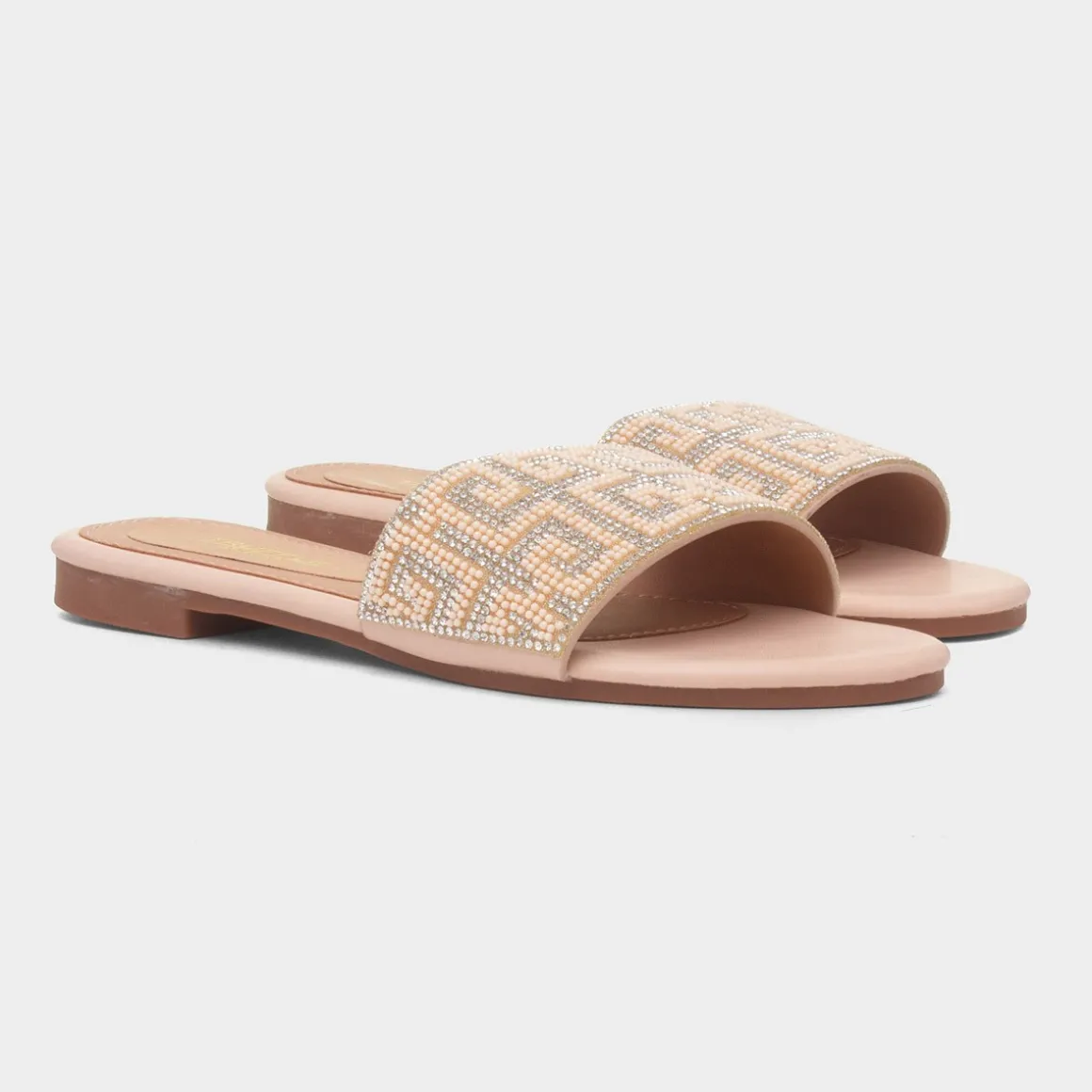 Truffle Oceana Womens Beige Mule Sandal