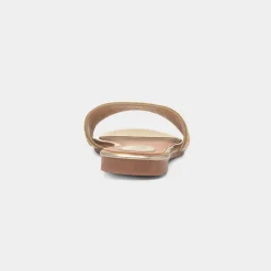 Truffle Oceana Womens Gold Mule Sandal