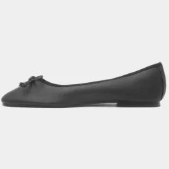 Truffle Penelope Womens Black Ballerina
