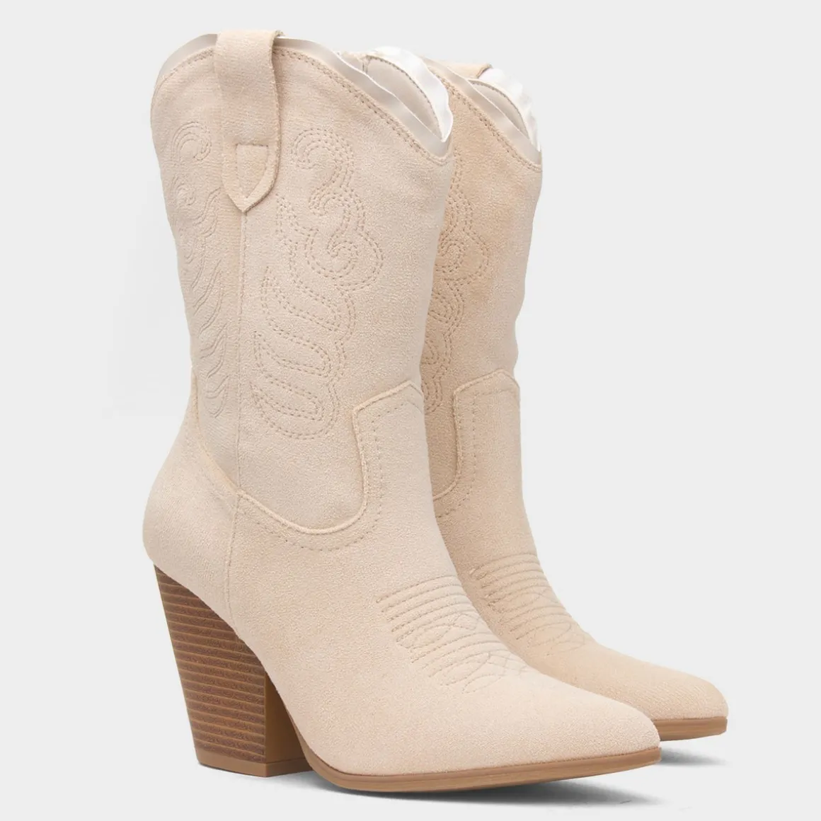 Truffle Ryder Womens Beige Cowboy Boot