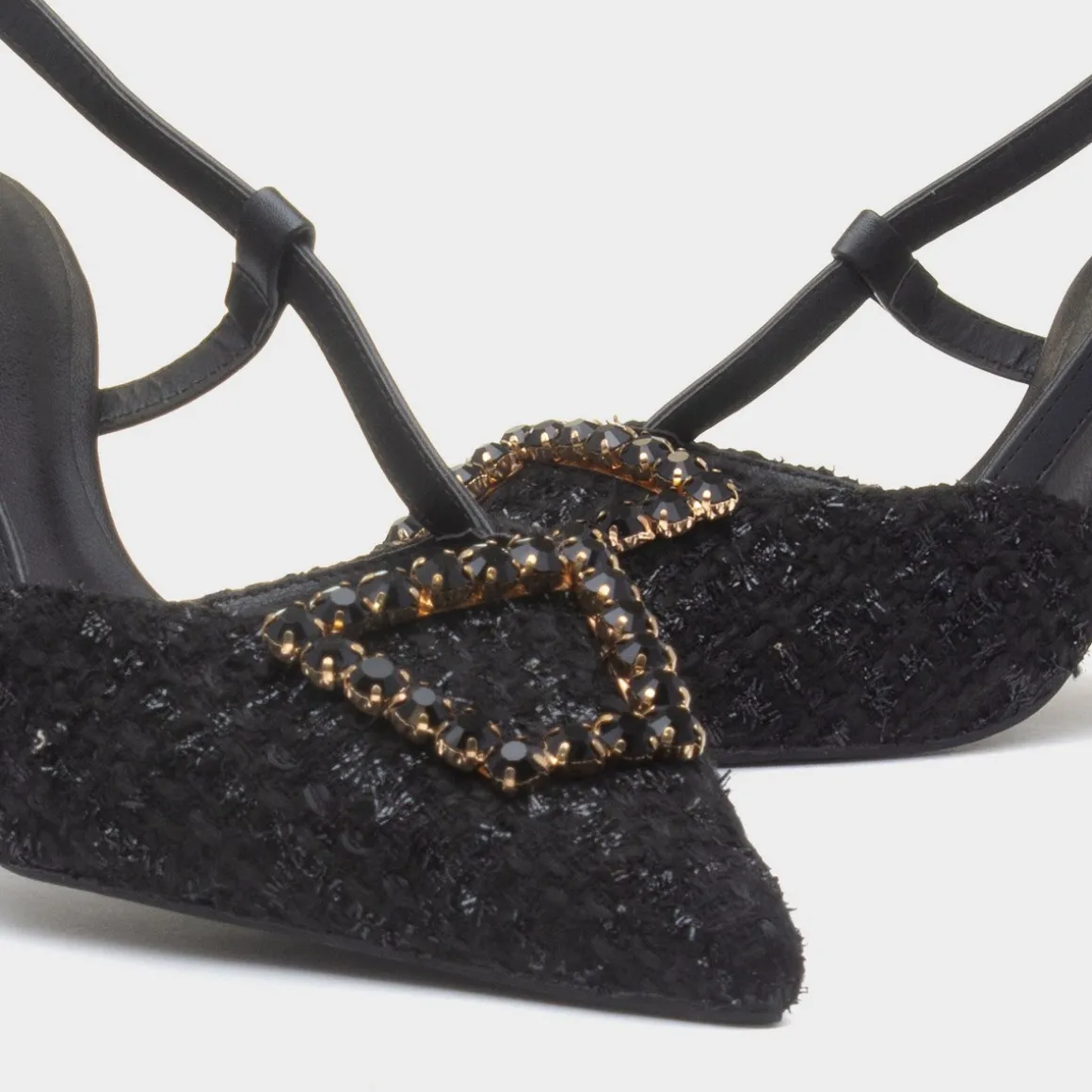 Truffle Vicki Womens Black Heel