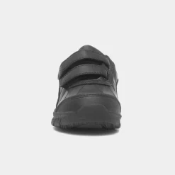 Trux Calvin Boys Black Easy Fasten School Shoe