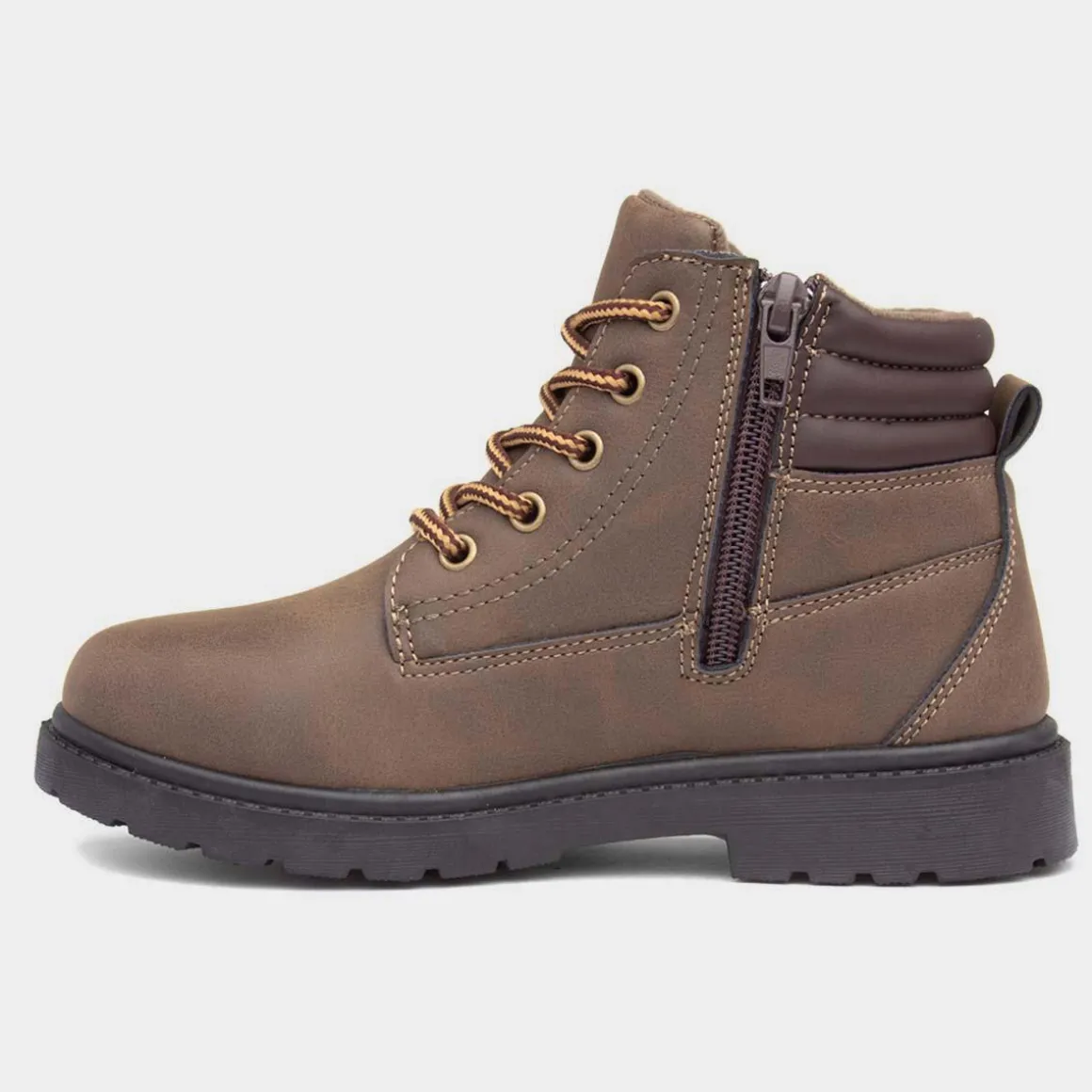 Trux Chive Boys Brown Boot