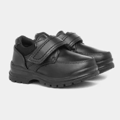 Trux Craig Boys Black Easy Fasten Shoe