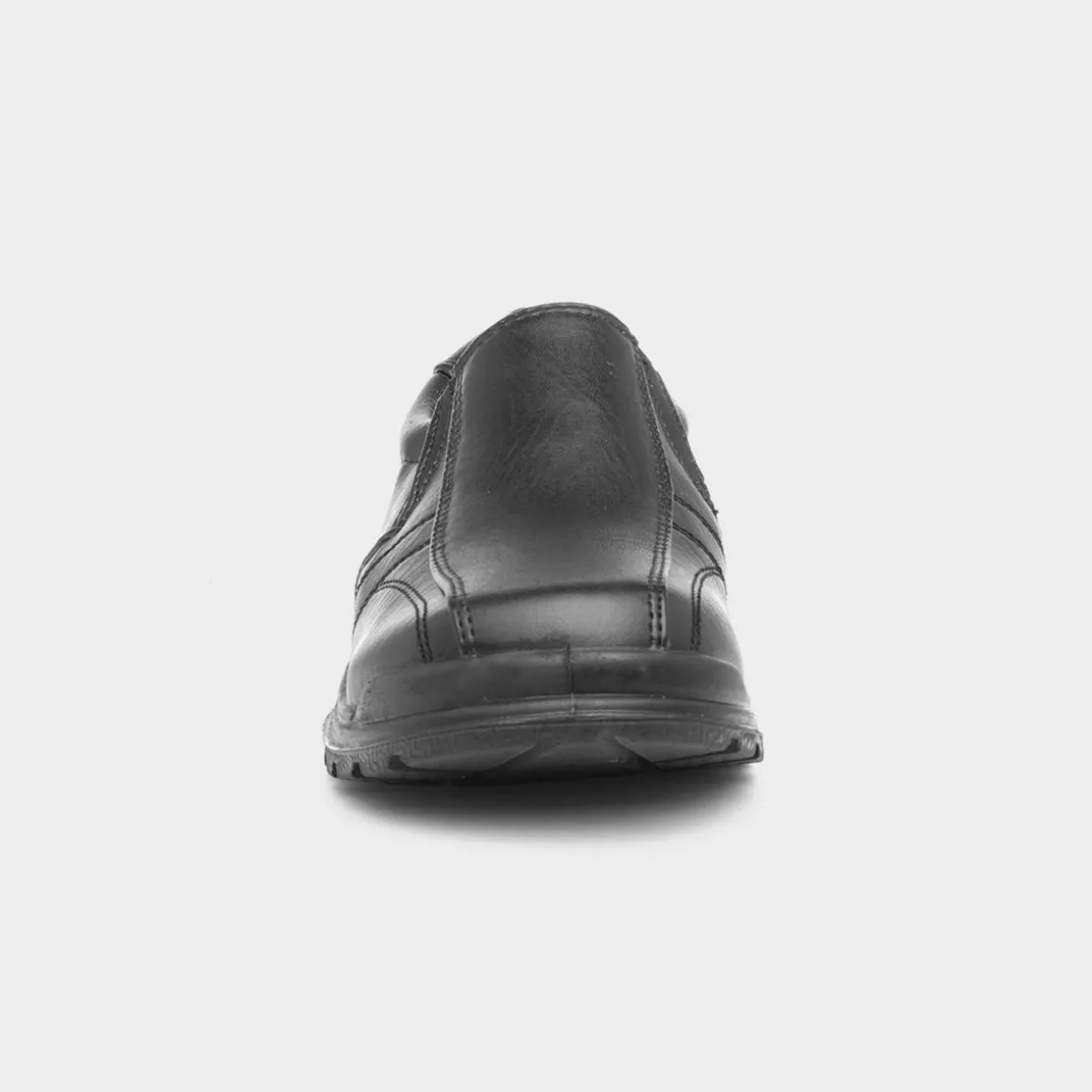 Trux Eric Boys Black Slip On Shoe