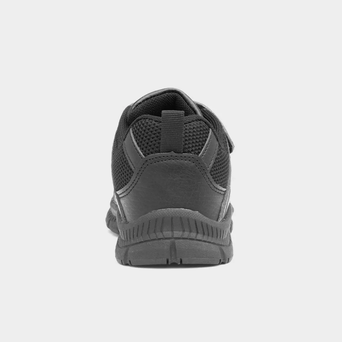 Trux Finn Boys Black School Shoe