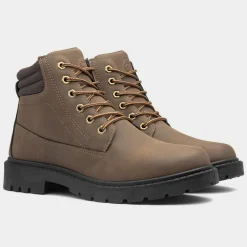 Urban Territory Bill Mens Brown Lace Up Boot