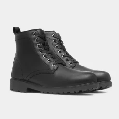 Urban Territory Errol Mens Black Lace Up Boot