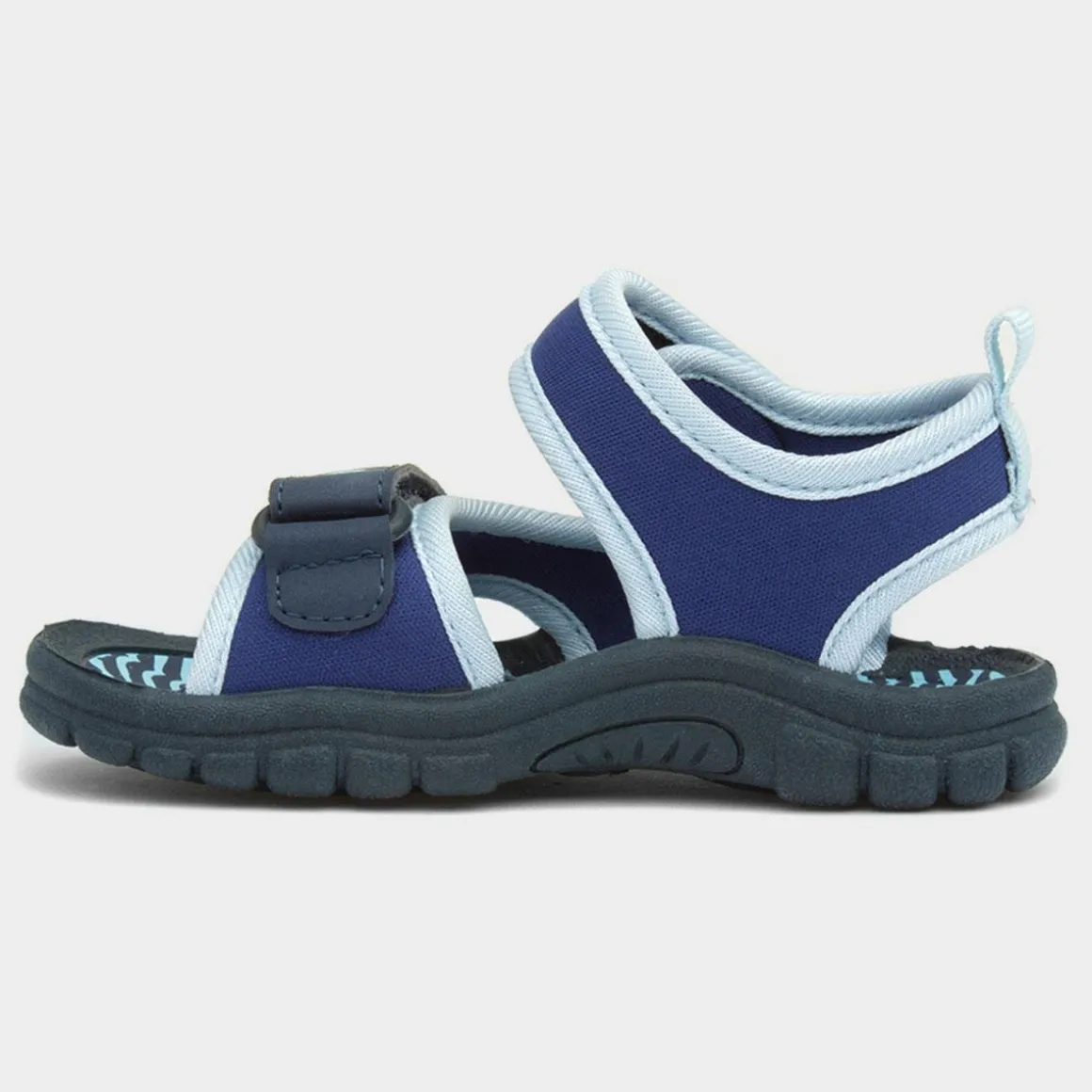 Walkright Boys Navy and Blue Easy Fasten Sandal