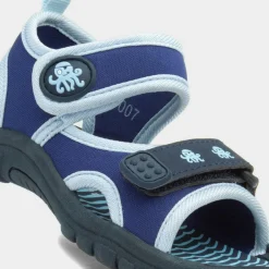 Walkright Boys Navy and Blue Easy Fasten Sandal