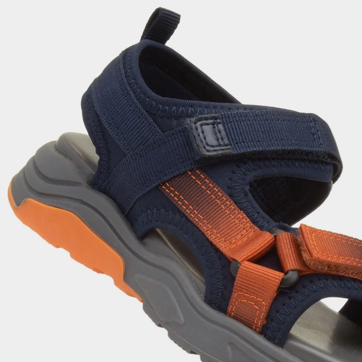 Walkright Brecon Boys Navy Easy Fasten Sandal