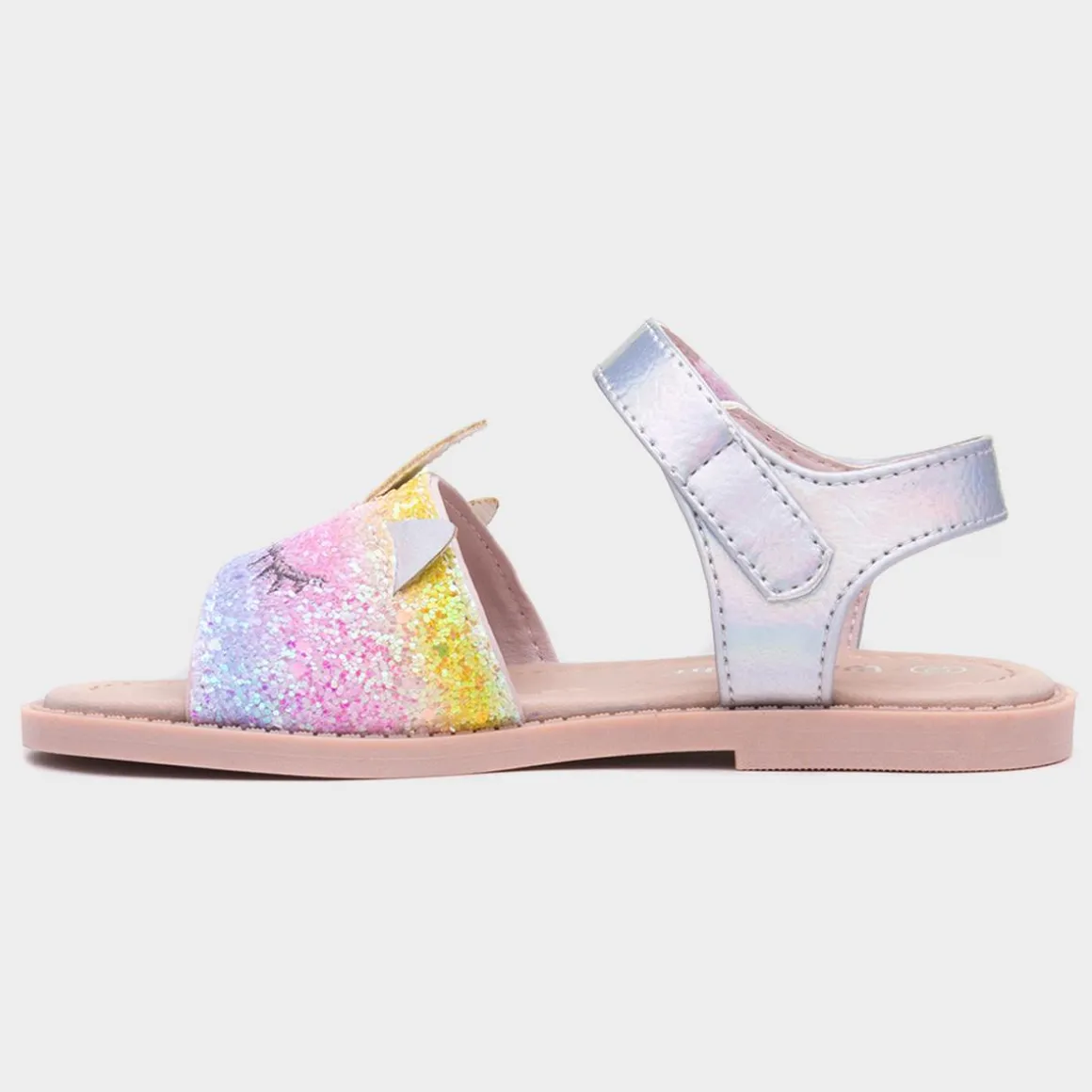 Walkright Cali Girls Multi Glitter Unicorn Sandal