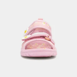 Walkright Calista Girls Pink Daisy Print Sandal