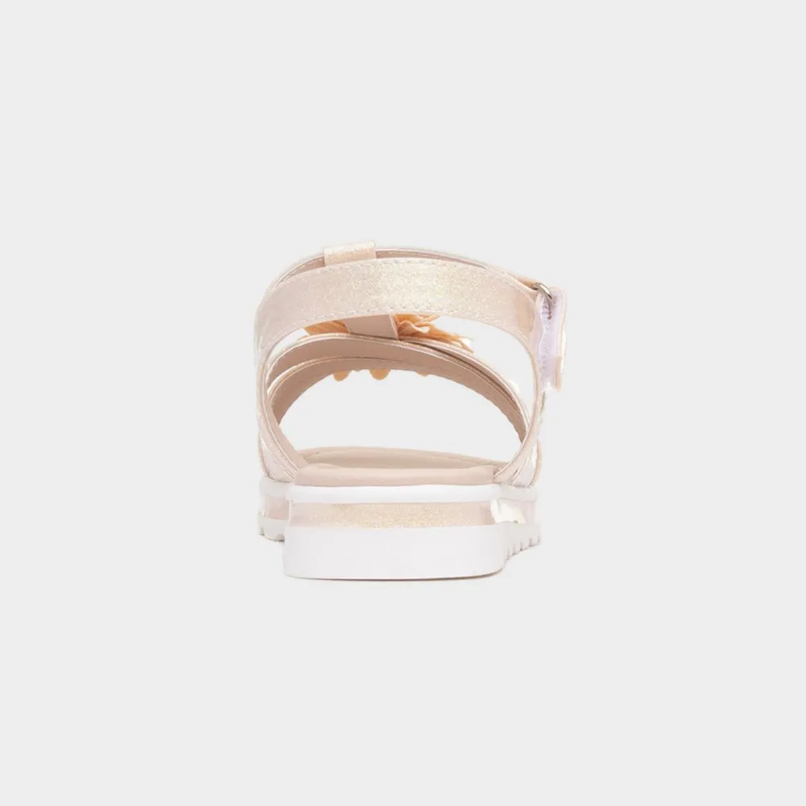 Walkright Charlotte Girls Nude T-Bar Sandal