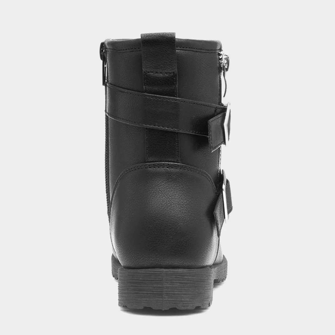 Walkright Charm Girls Black Ankle Boot