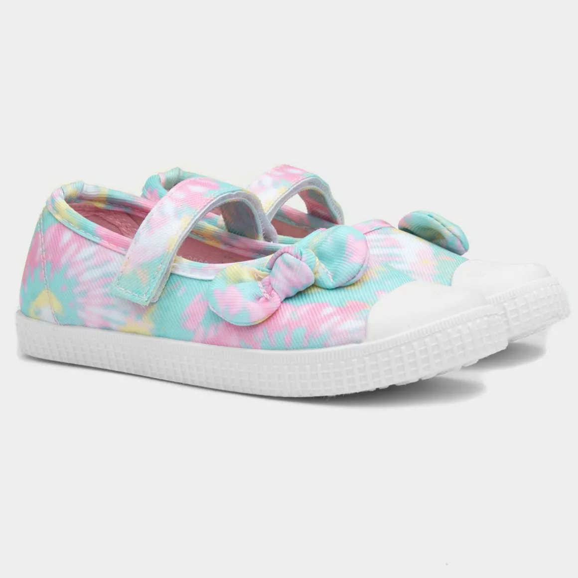 Walkright Claudia Girls Multi Tie-Dye Canvas