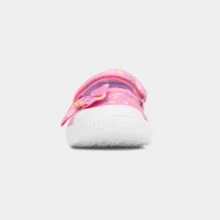Walkright Claudia Girls Pink Easy Fasten Canvas